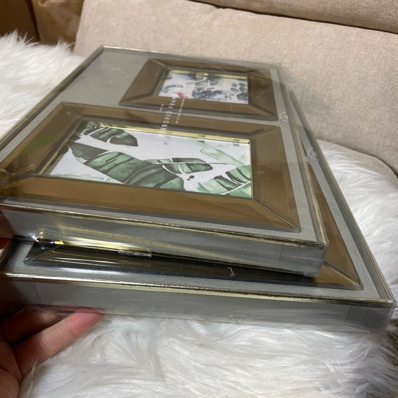 NWT FOUR bundle gold mirror picture frames 2 sets frames brand new price final - Picture 6 of 12